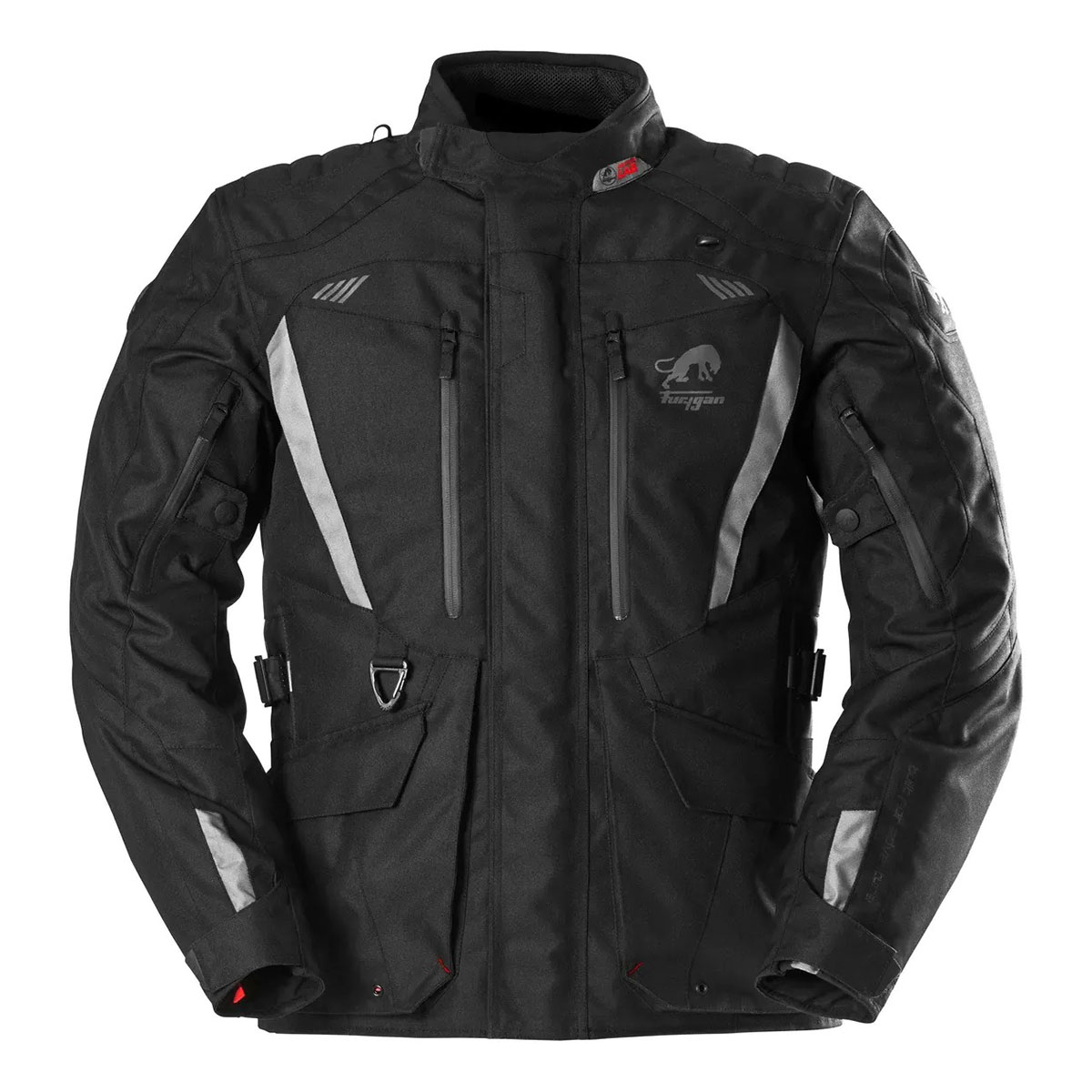 FURYGAN Apalaches EVO Black текстильная мотокуртка, XXXL