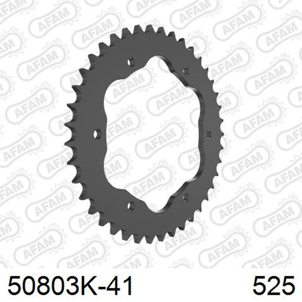AFAM 50803K-41 - звезда приводная ведомая BLACK (Duсati) (JTR761.41)