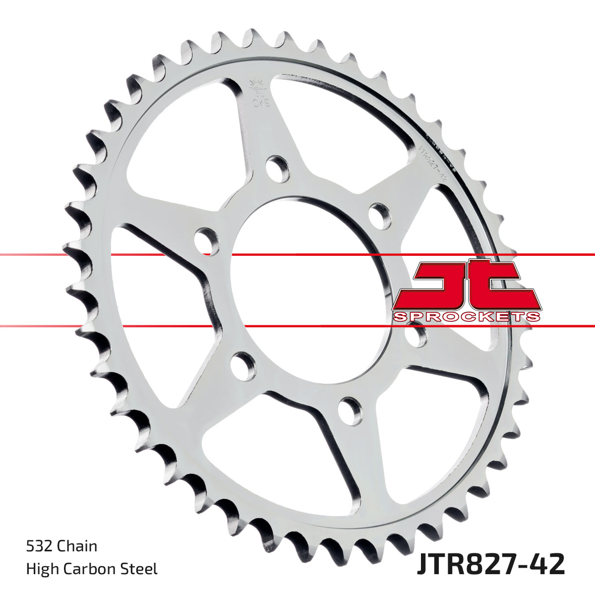 JT SPROCKETS JTR827.42 - звезда приводная ведомая
