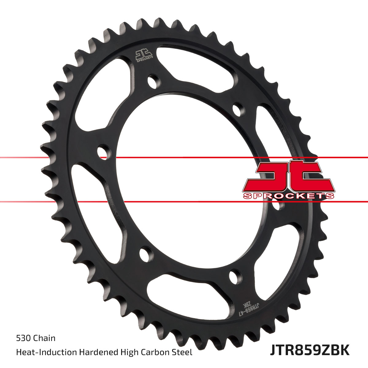JT SPROCKETS JTR859.48ZBK - звезда приводная ведомая (черная)
